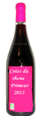 Côtes du Rhône primeur rouge 12.5° AOP 75cl